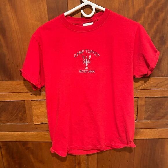 Port & Company tshirt with Montana Camp Tuffit size medijm - Picture 1 of 6